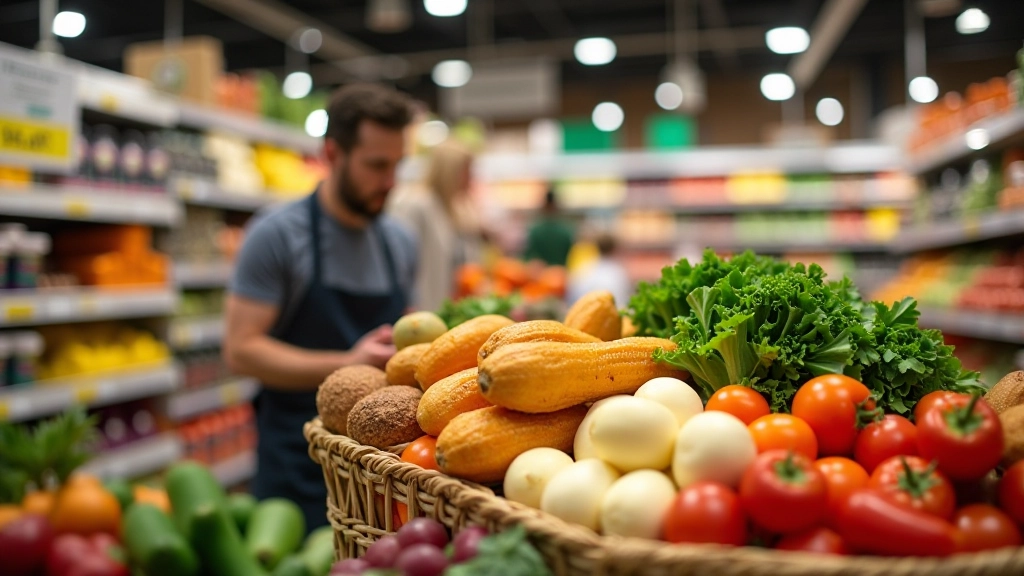 Comparaison des prix des produits entre trois supermarchés français avec des paniers d'courses